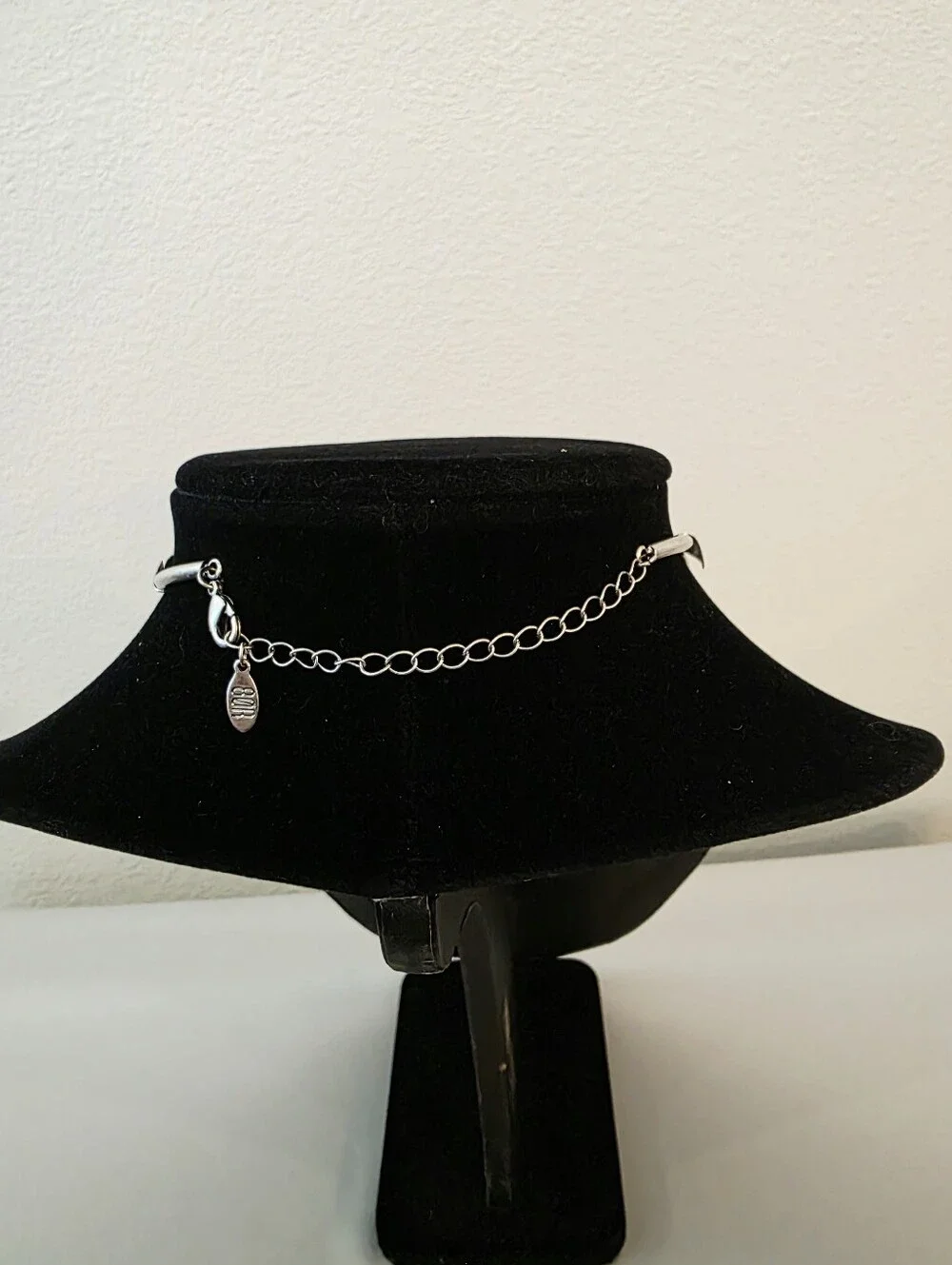 8 OTHER REASONS Twisted Collar Necklace, Silver, Rustic Style, New
